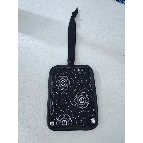 NEW!! "THIRTY ONE" Black & White Luggage Tag Travel ID Holder Fabric Nylon - Picture 4 of 4